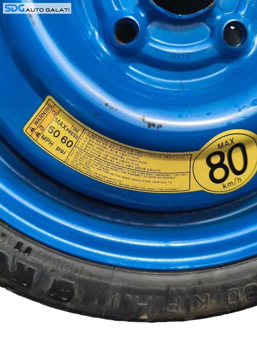 Roata Rezerva Slim T125 70 16 R16 Chevrolet Epica 2006 - 2011 [LR1206]