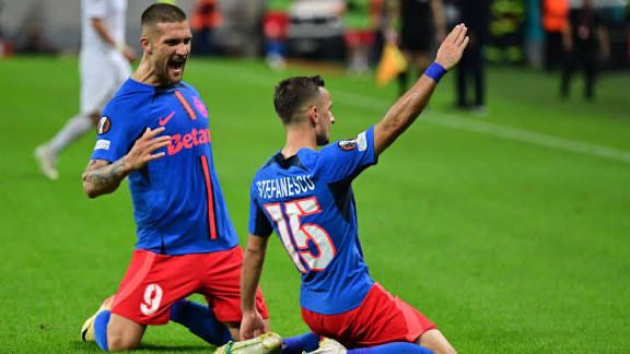 Tricou de joc purtat FCSB – Europa Birligea + semnatura