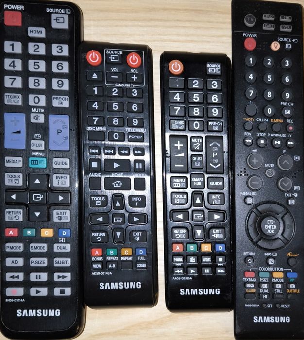 telecomenzi Samsung pentru tv, DVD, Blu-ray disc, vhs, decodor