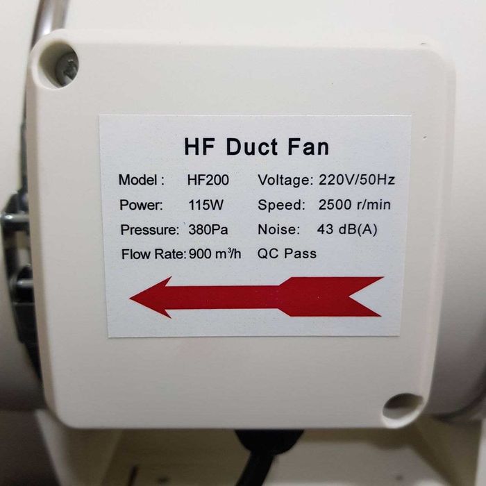 HF Kanalniy Ventilyator ventilyatsiya