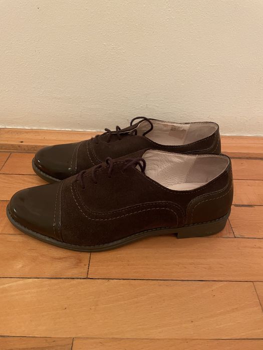 Pantofi dama piele intoarsa marimea 36.