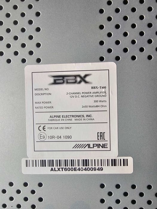 Amplificator auto Allpine BBX t600