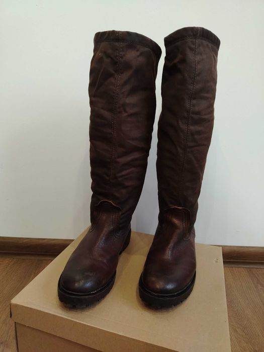 Дамски ботуши естествена кожа