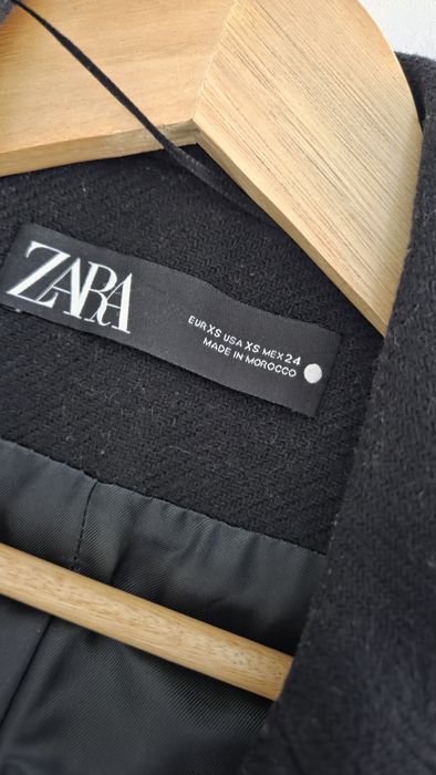Palton lână 75%, Zara, mărimea XS