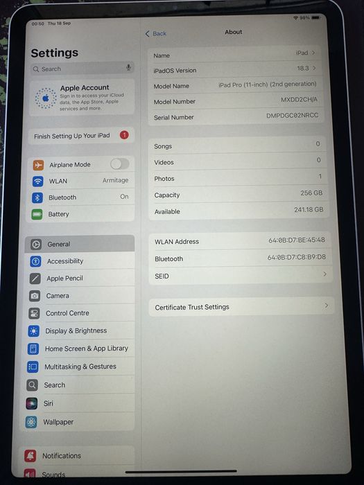 iPad Pro 11-inch (2nd generation)