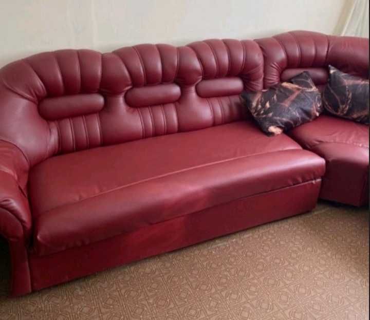 Холна гарнитура еко кожа