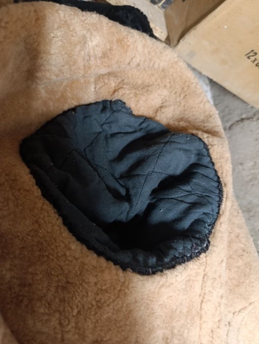 Военен шлифер от телешка кожа