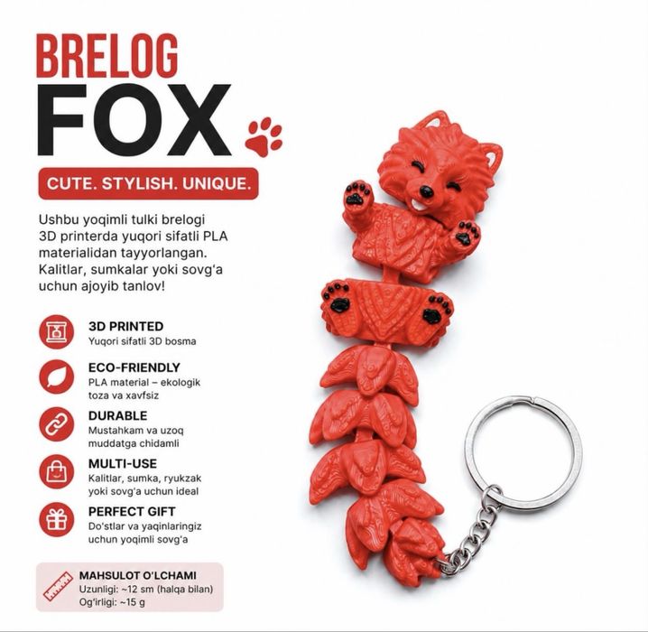 Brelok va Brelooklar 3D Printer