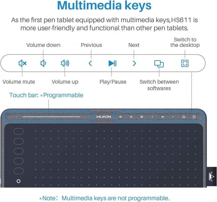 Tabletă grafică Huion HS611