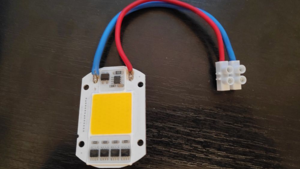 LED COB smart IC chip 50W 220V lumina alb cald proiector putere