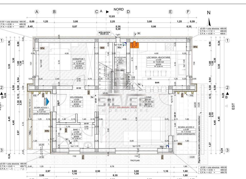 Case unifamiliale/Teren 500 mp/TVA INCLUS.