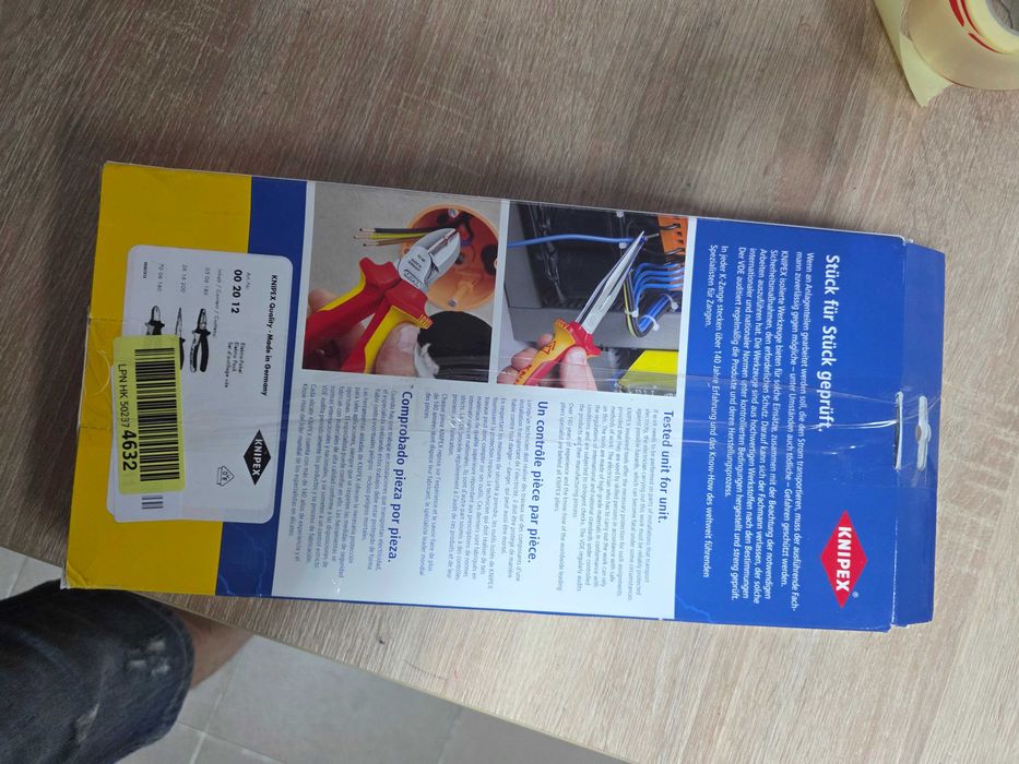 Knipex 00 20 12 Clește izolat VDE, set de 3 piese, pentru electroșocuri