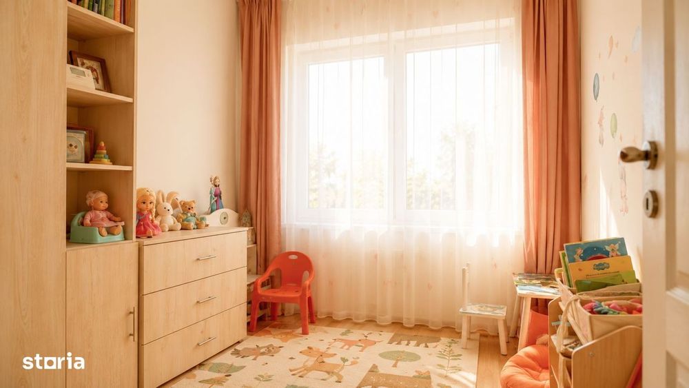 Apartament 3 camere, parcare, finisat, mobilat, Floresti zona Terra