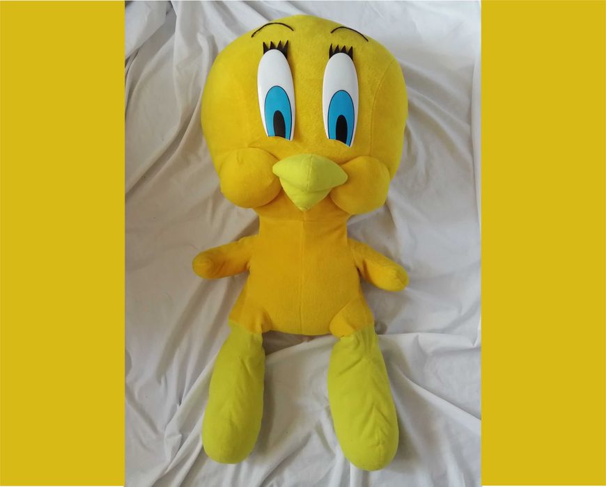 90 см голяма плюшена играчка Туити от „Шантави рисунки“ - Tweety, Looney Tunes