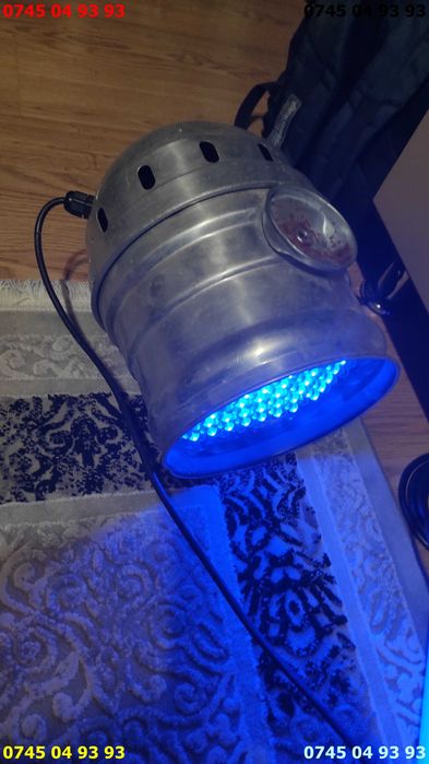 proiector stroboscop la 220v cu leduri carcasa metalica cu proba