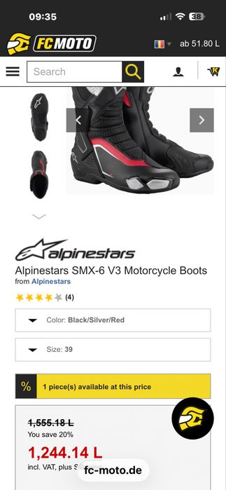 Alpinestars smx6 v3 cizme