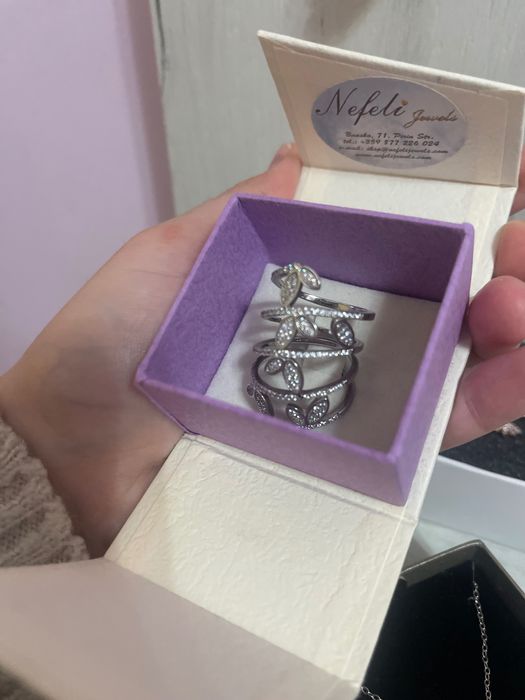 Дамски сребърен пръстен