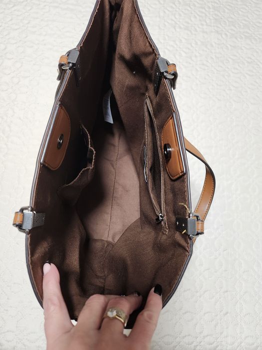 Дамска кафява чанта