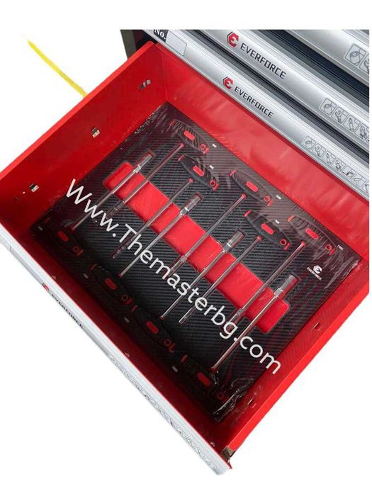 Професионален Шкаф с инструменти EVERFORCE със 7 чекмеджета и отделени