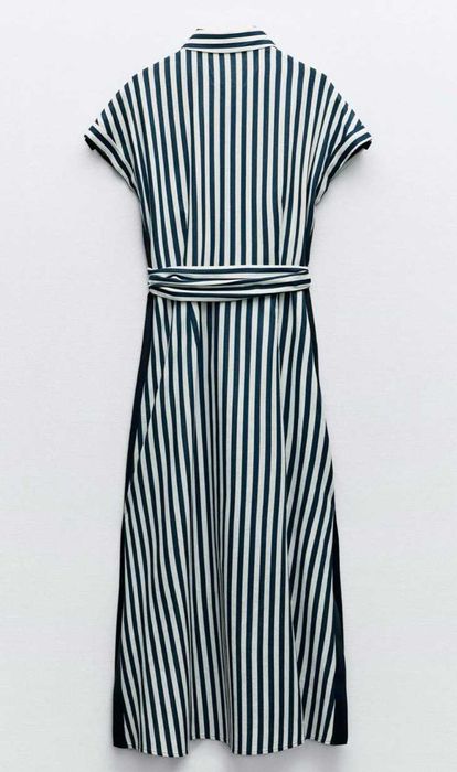 ZARA рокля от лен