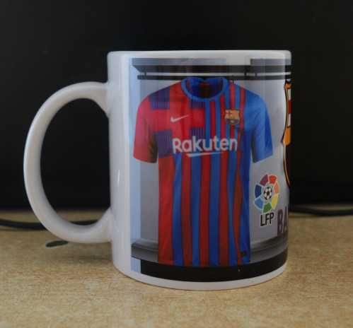 Футболна Чаша на BARCELONA с Ваше име!Уникална Фен Чаша Барселона