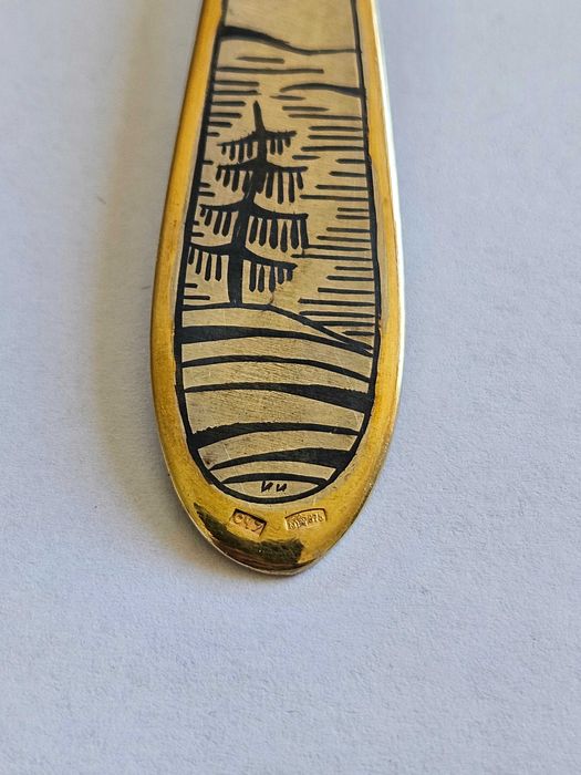 Лъжица за сервиране - .875 (84 Золотники) сребро, Niëllo