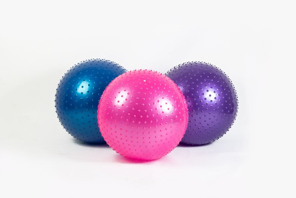 Массажный фитбол с насосом! Большой мяч для фитнеса и гимнастаики