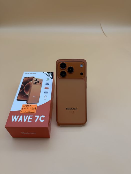 Blackview Wave 7C , 64 GB , 4 GB RAM , Vitality Orange Sigilat / Amanet R Shop Gold / Cod produs 113