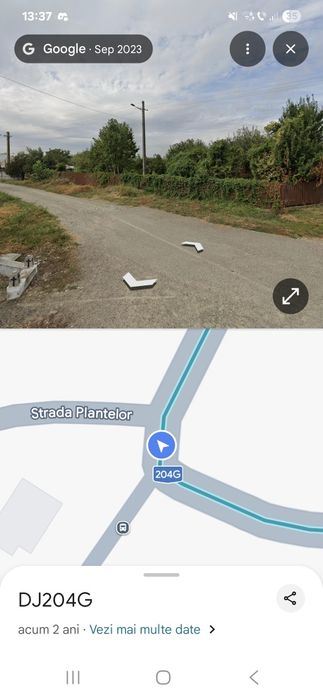 Vând teren intravilan  Com. Vânători.