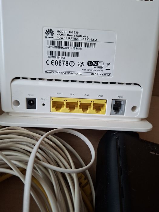 ADSL Модем 2 броя на Виваком с кабели