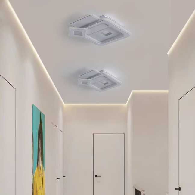 RFAN LED 100W лампа за стена абажур модел 9130-300 3 вида светлина Бял