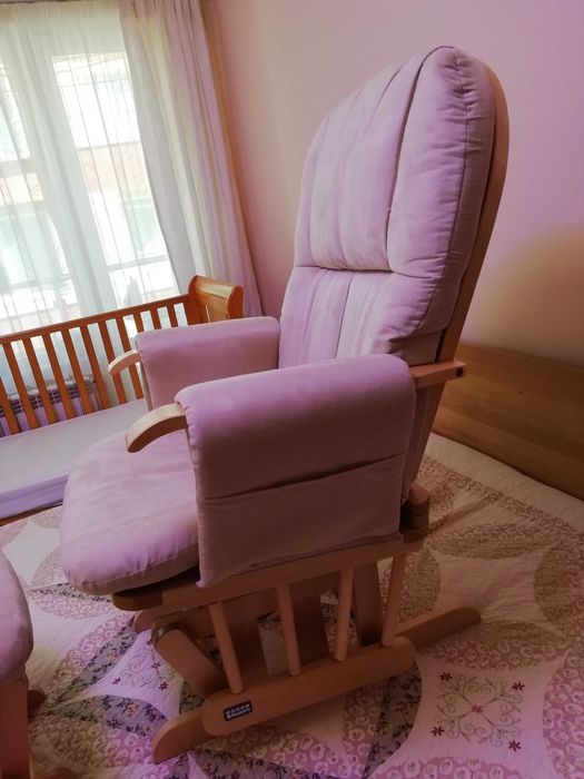 Регулируемо Кресло Фотьойл Люлеещ Стол Кърмене Tutti BambiniТабуретка