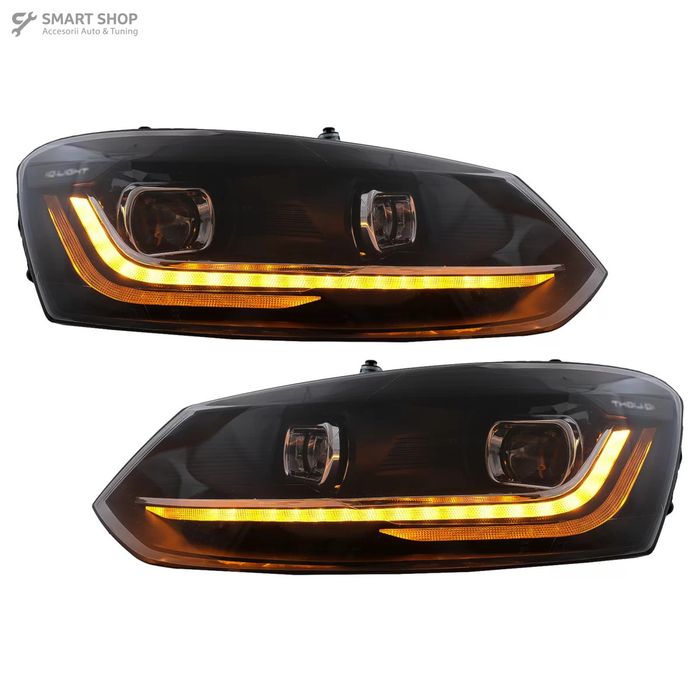 Faruri LED VW Polo 6R 6C (2010-2017) Semnalizare Dinamica