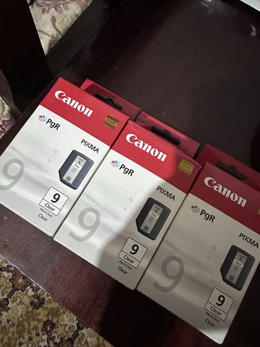 Cartușe originale Canon PIXMA PGI-9 Clear – set 3 bucăți, sigilate