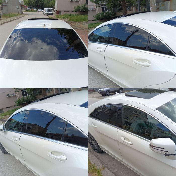 Полиране фарове, полагане на защитно фолио, затъмняване на стъкла