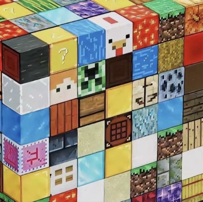 Голям комплект Магнитни кубчета Майнкрафт Minecraft Magnetic Blocks 60