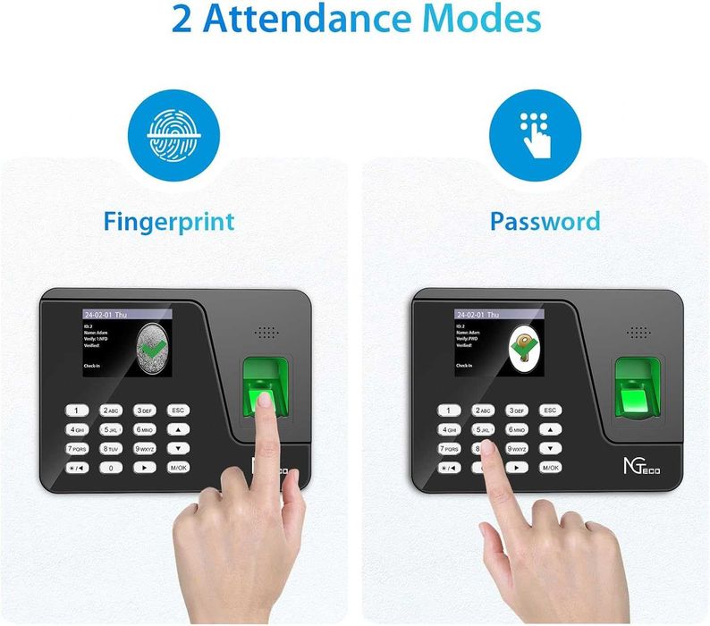 Aparat Pontaj (prezenta) Amprenta+ COD, 500 Utiliz, REDUS de la 500RON