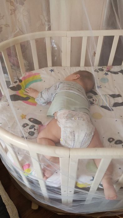 Кроватка круглая детская