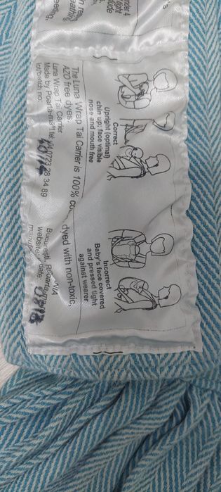 Marsupiu Wrap Elastic pentru Bebelusi, 100% Bumbac, 0-12 Luni