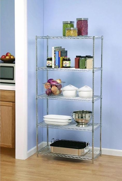 Stellaj xrom. Хромированные стеллажи