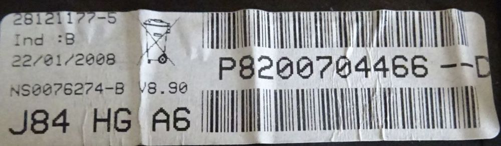 Ceas de bord cu navigatie Renault Scenic 2