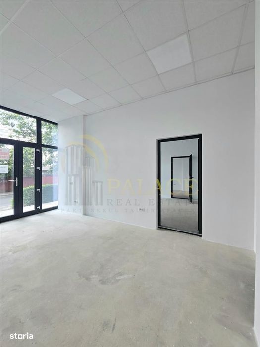Spațiu comercial premium117 mp || Renovat-vitrina deschidere 12 m