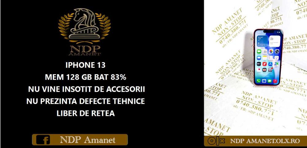NDP Amanet Calea Mosilor 298 IPHONE 13 ( 49954)