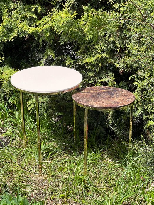 Златна кръгла арка, френска арка, помощни масички - под наем