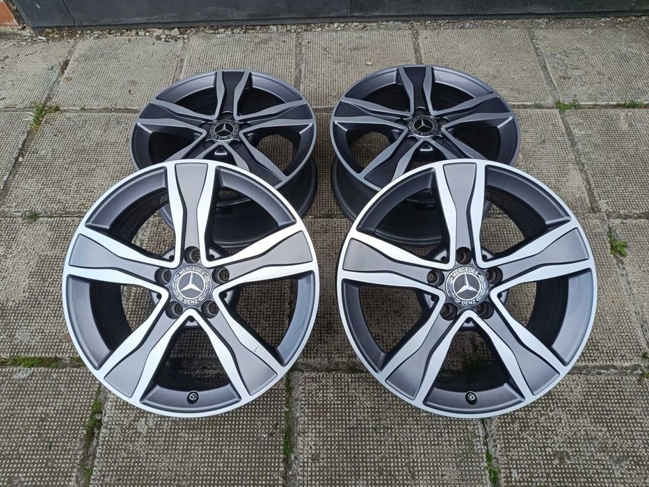 ОРИГИНАЛНИ джанти 17 ' цола 5x112 MERCEDES C KLASSE W205 / МЕРЦЕДЕС 7J ET48,5