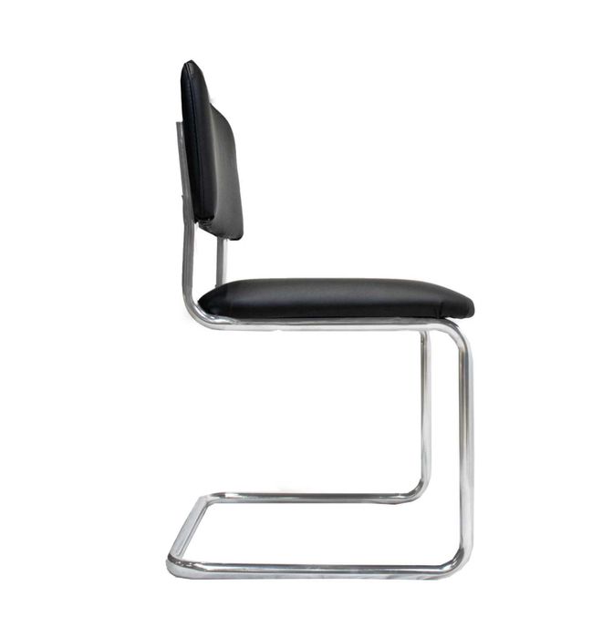 Оптом! Стул Сильвия CHROME кож-зам черный Перечисления есть