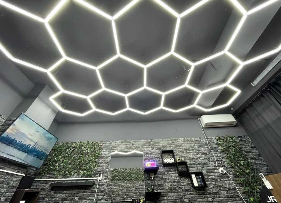 Свет соты для барбершопа