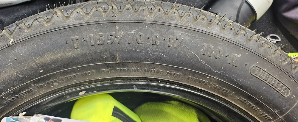 Roata rezerva slim pe 17 Mercedes