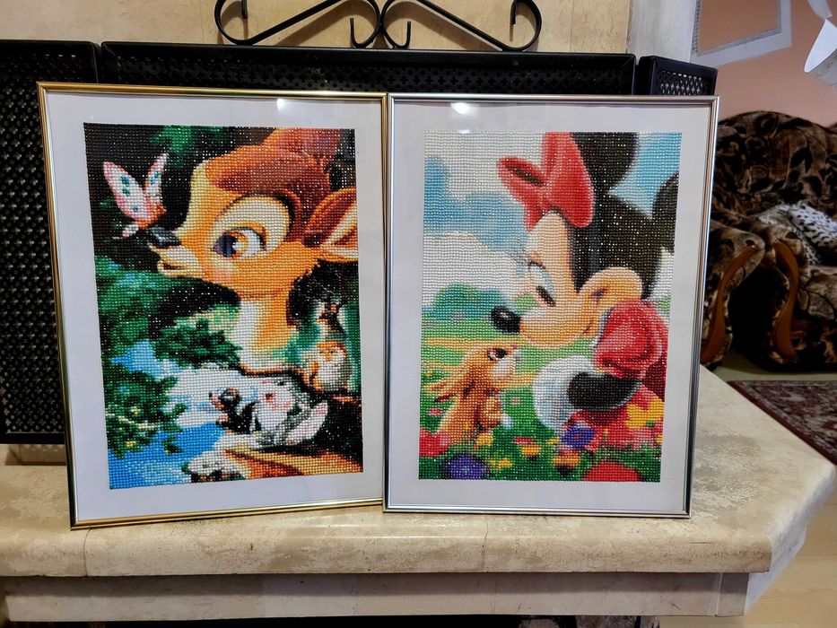 Облепен Диамантен гоблен с рамка 30/40