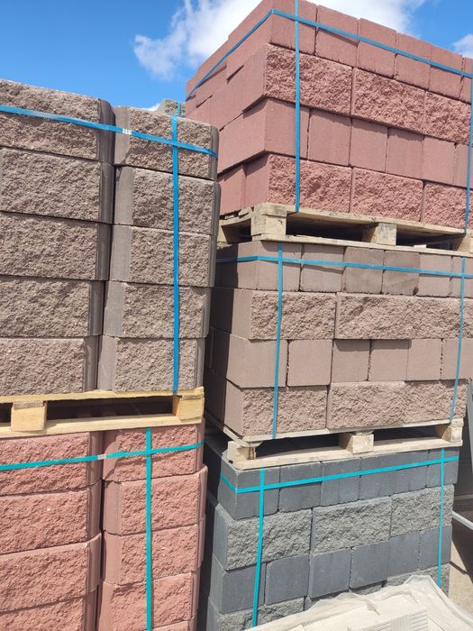 Заборные блоки различные цвета и размеры